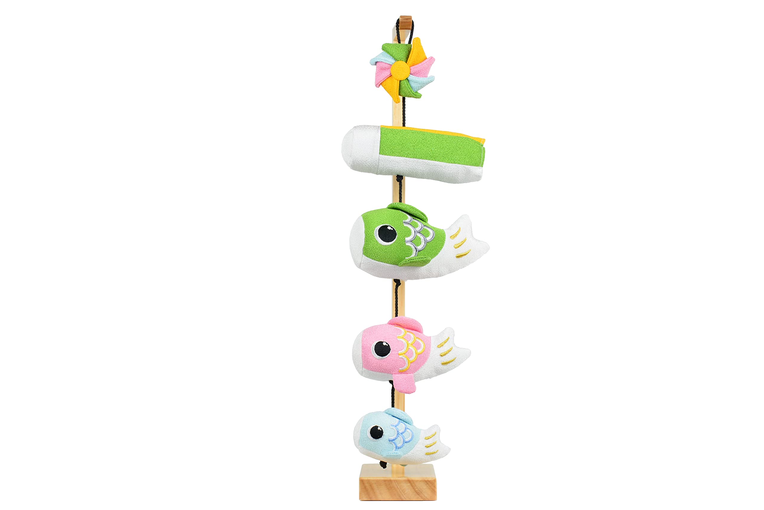 Amazon | 室内鯉のぼり台付セット ちりめん吊るし鯉飾り つるし